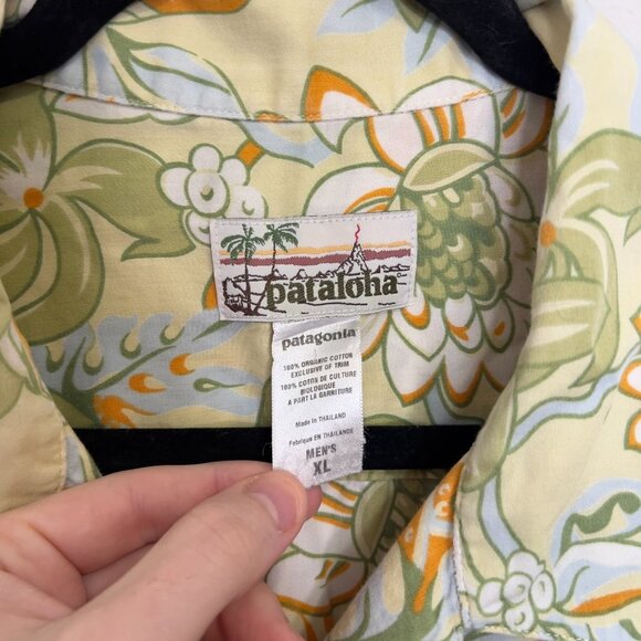 Men's Patagonia Pataloha Button Up Hawaiian Shirt Size XL - Picture 2 of 3
